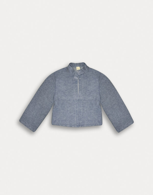Giacca kimono denim chiaro - maschio/femmina