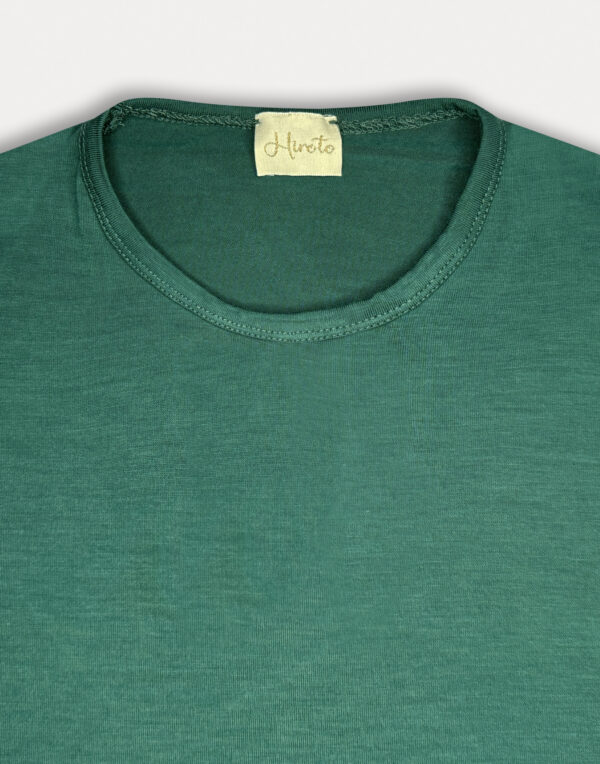 T-shirt manica lunga verde