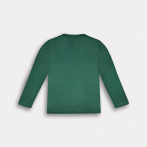 T-shirt manica lunga verde - immagine 3