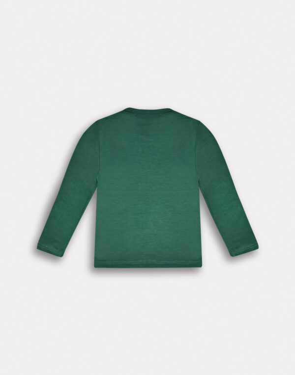 T-shirt manica lunga verde