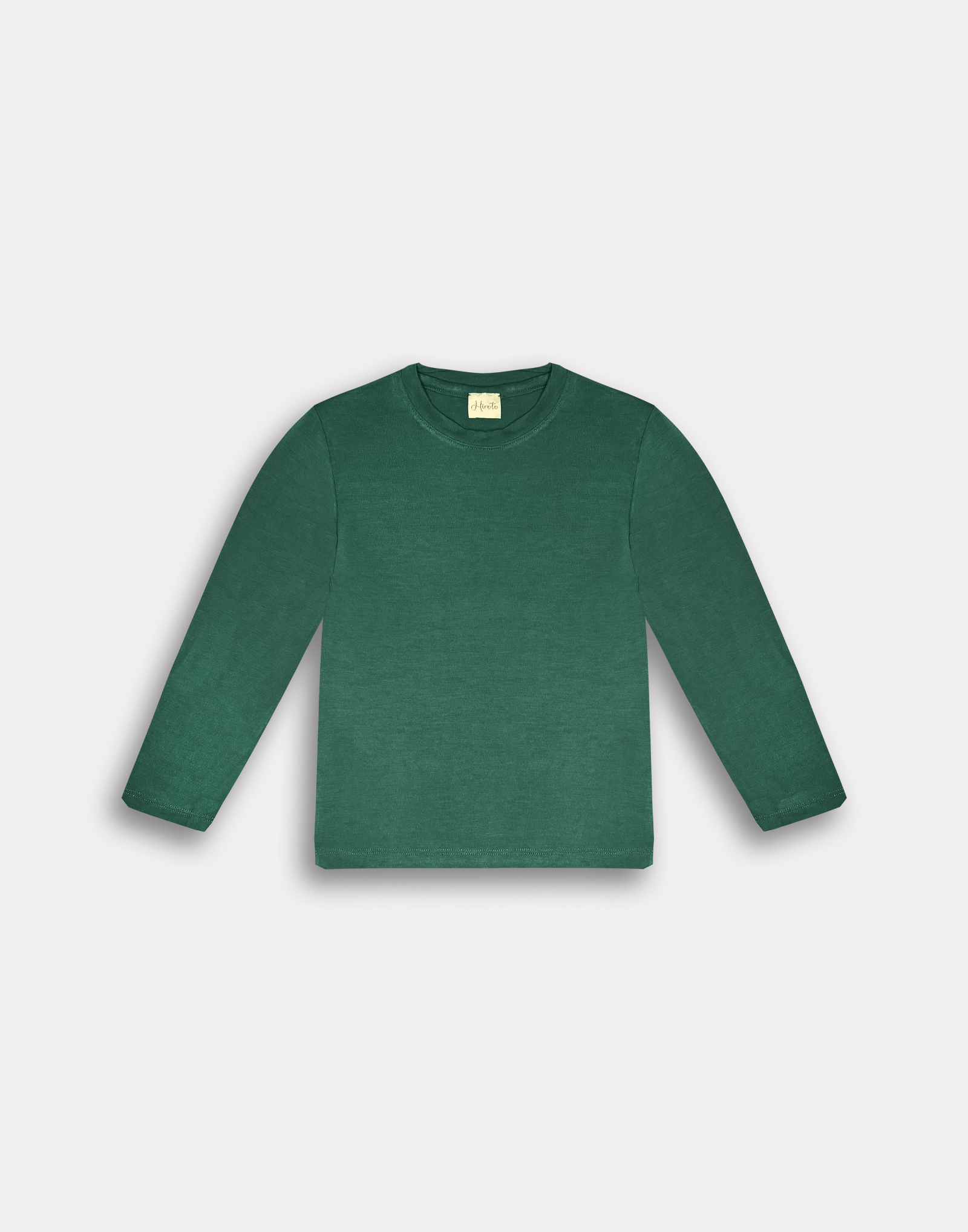 T-shirt manica lunga verde - immagine 2