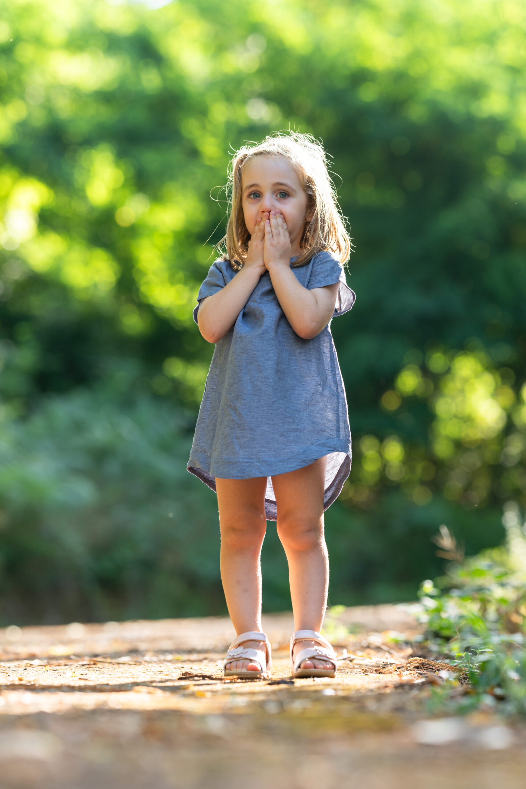 Dress Bambina Sabbia/Denim - immagine 6