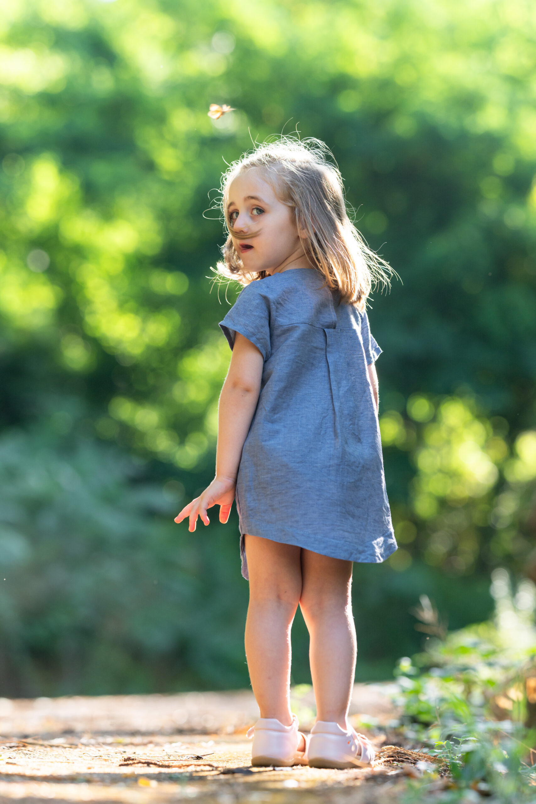 Dress Bambina Sabbia/Denim - immagine 7